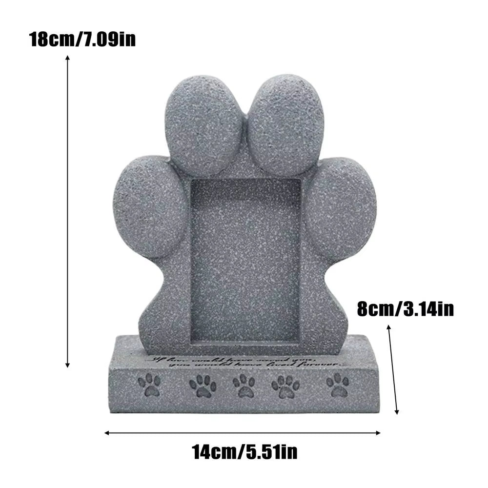 Pet Dog Sacrifice Tombstone Can Place Photo Creative Resin Simulation Monument Memorial Stone