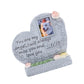 Engraved Pet Memorial Tombstone for Garden Resin Grave Marker for Passed Animals