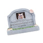 Engraved Pet Memorial Tombstone for Garden Resin Grave Marker for Passed Animals