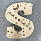 Custom 26 Letters Name Wall Decor LED Night Light Personalized With Stars Wooden Lamp