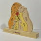 Art Wooden Family Puzzle Personalized Name Puzzle Wooden Lion Puzzle