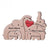 Elephant Home Custom Name Puzzle Ornament DIY Wooden Elephant Puzzle