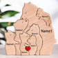 Wooden Bear Home Art Puzzle Personalized Custom Birthday Gift Art Puzzle