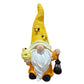 Bee Gnome Statue , Honeycomb Garden Gnome Decor, Gift for Plant & Bee Lovers