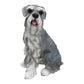 Lifelike Schnauzer Resin Statue, Outdoor Garden Patio Decor, Gift for Dog Lovers