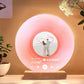 Personalized Photo Vinyl Record Style Night Light With Wooden Base