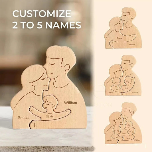 Personalized Home Puzzles For Mother's Day Father's Day Warm Gifts