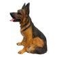 Lifelike German Shepherd Resin Statue, Outdoor Garden Yard Decor, Gift for Dog Lovers