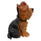 Lifelike Yorkshire Terrier Resin Statue, Cute Garden Yard Decor, Gift for Dog Lovers