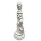 Double Cherub Pillar Garden Statue, Antique Stone Resin European Classical Ornament, Two Putti Floral Pillar Lawn Decor