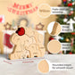 Elephant Family Wooden Art Puzzle DIY Cute Family Member Elephant Puzzle