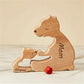 Wooden Bear Home Art Puzzle Personalized Custom Birthday Gift Art Puzzle
