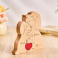 Art Wooden Dog Puzzle Personalized Name Custom Free Laser Engraving Home Gifts