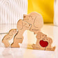 Art Wooden Dog Puzzle Personalized Name Custom Free Laser Engraving Home Gifts