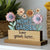 'Love Grows Here' Wooden Keepsake, Hand-Painted Mother’s Day Gift from the Heart