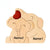 Elephant Family Wooden Art Puzzle DIY Cute Family Member Elephant Puzzle