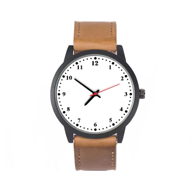 Men's WristWatch Personalized Customizable Arabic numerals Font Quartz Hip hop Cool Style Gift Festival Souvenir