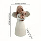 Angel Dog Memorial Figurine – Resin Guardian Angel Statue