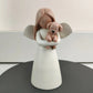 Angel Dog Memorial Figurine – Resin Guardian Angel Statue