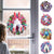 Easter Bunny Wreath Sticker