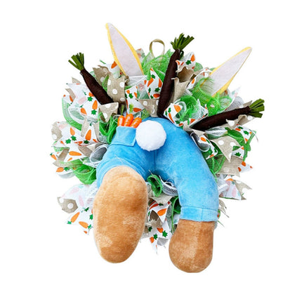 Easter Bunny Wreath Sticker