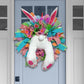 Easter Bunny Wreath Sticker