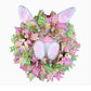 Easter Bunny Wreath Sticker