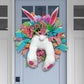 Easter Bunny Wreath Sticker