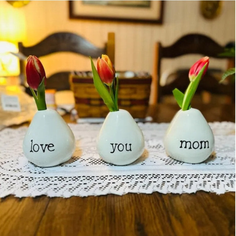 Mother's Day Gift-Love You Mom Vases For Flowers