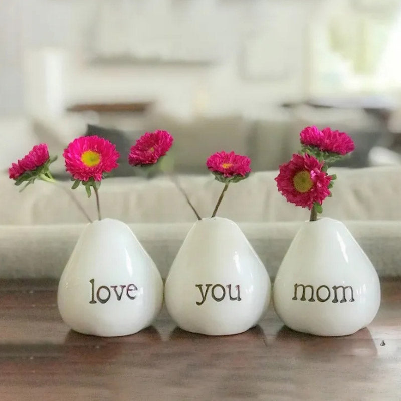 Mother's Day Gift-Love You Mom Vases For Flowers