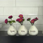 Mother's Day Gift-Love You Mom Vases For Flowers