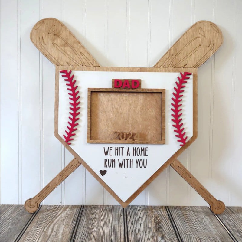 Father's Day gift - baseball picture frame