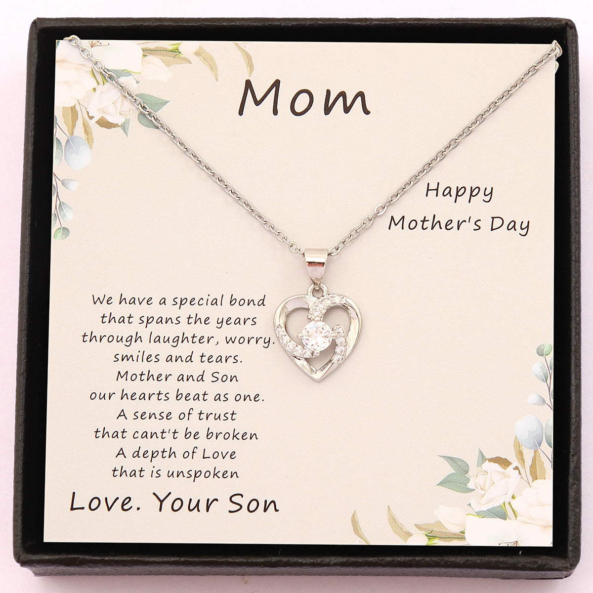 Best Gift For Your Mother To My Mom Necklace