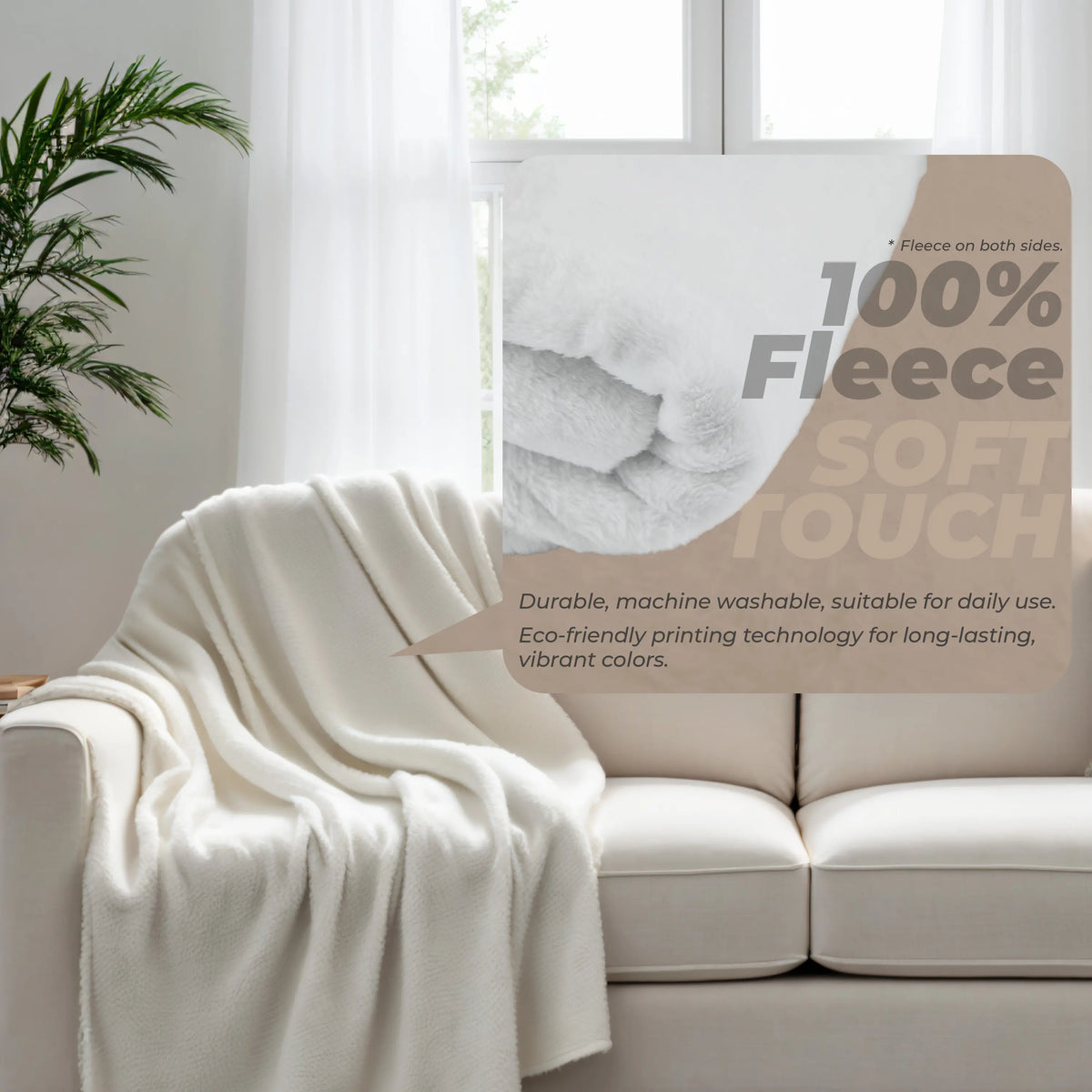 Personalized Photo Blanket with Your Pictures