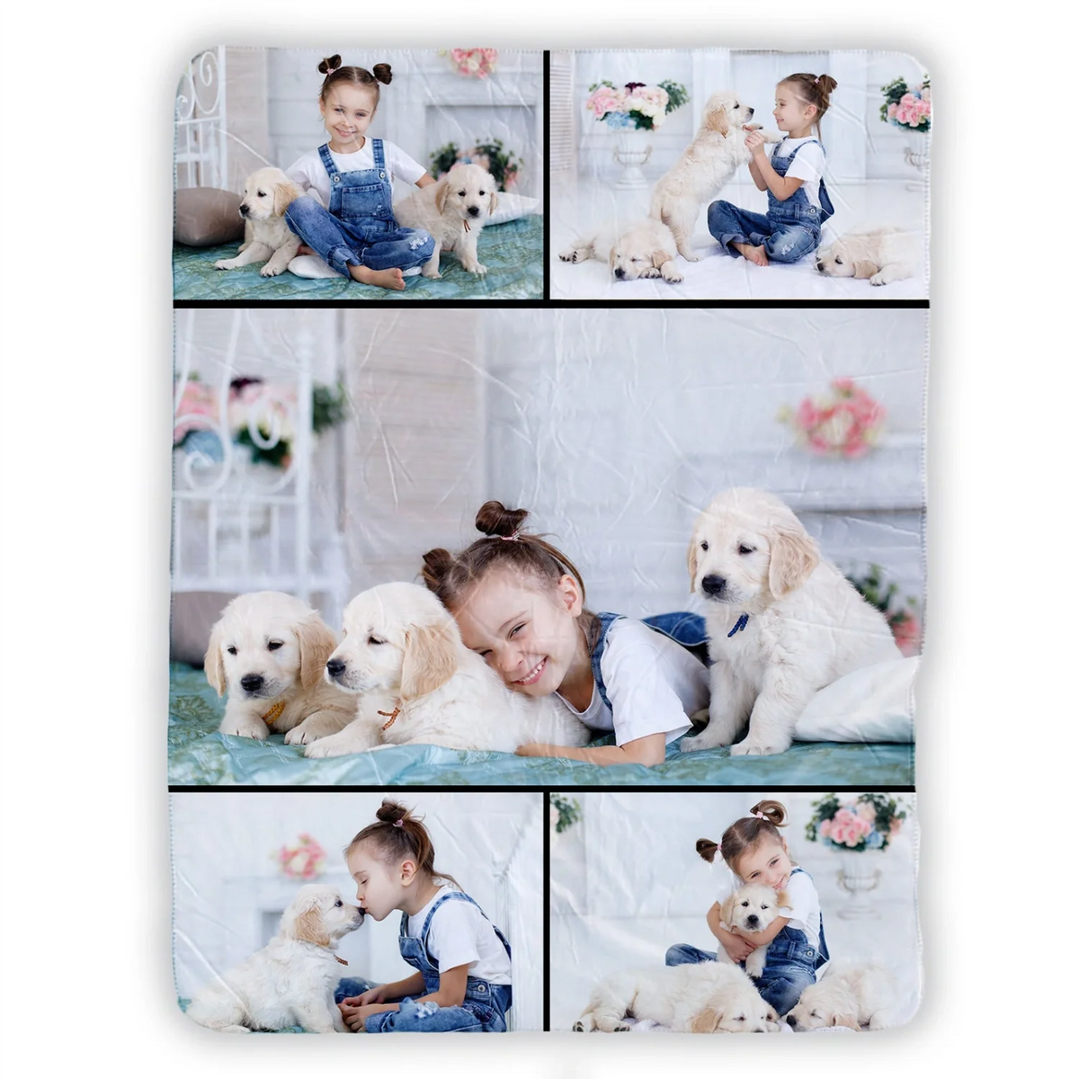 Personalized Photo Blanket with Your Pictures