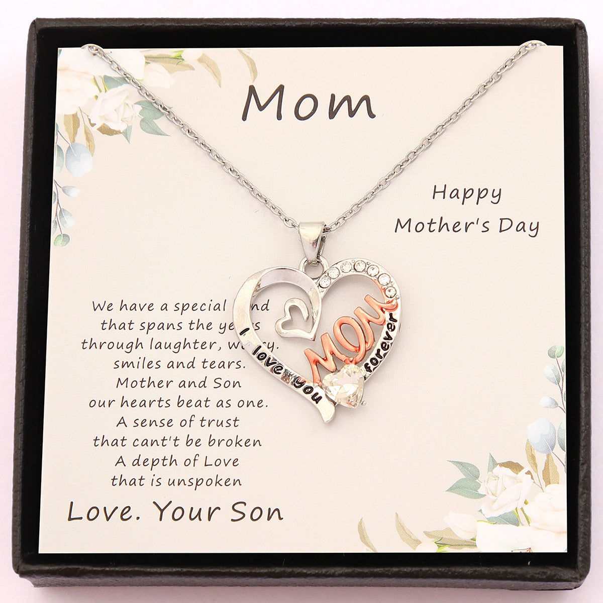 Best Gift For Your Mother To My Mom Necklace