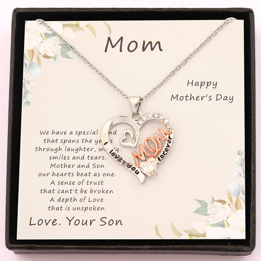 Best Gift For Your Mother To My Mom Necklace