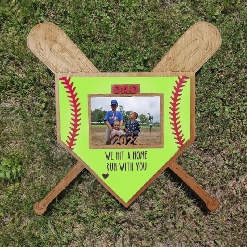 Father's Day gift - baseball picture frame