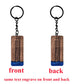 Custom Resin Wood Keychain Fashion Personlized Gift for Couple Car Key Ring Key Chain