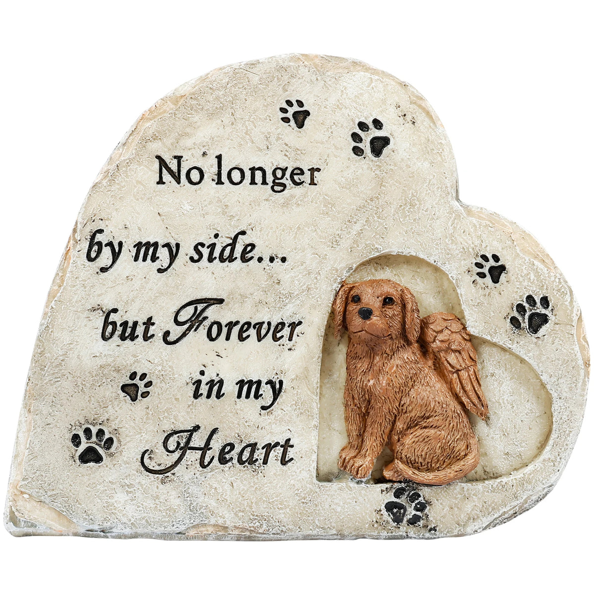 Dog Memorial Stone Resin Pet Memorial Sympathy Statue