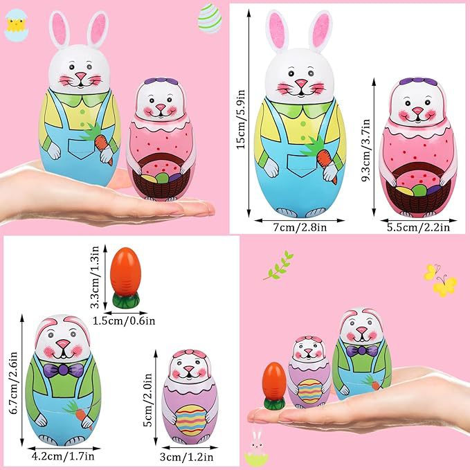 Rabbit Nesting Doll Set