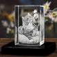 Personalized Sympathy Tribute Custom Gift for Loss of Beloved Pet with Crystal Decor
