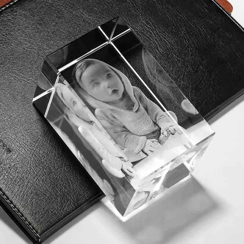 Customized Photo 2D Laser Engraving Crystal Photo Frame