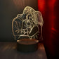 Personalized 3D Night Light USB Wooden Base DIY Acrylic Lamp