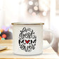 Best Mom Ever Enamel Cups Mothers Day Gift for Mom Mommy Birthday Gifts