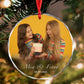 Personalized Couple Photo Hanging Ornament