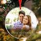 Personalized Couple Photo Hanging Ornament