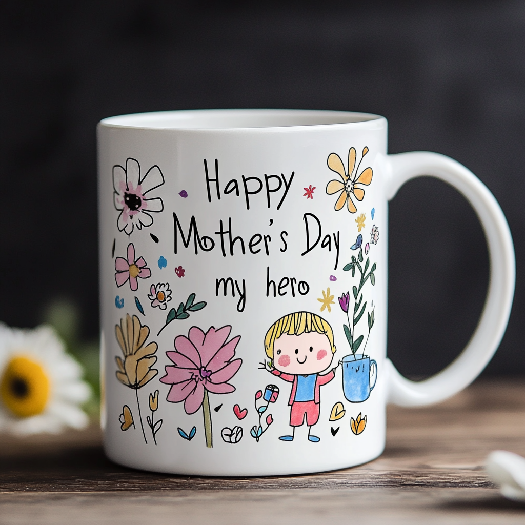 Mother's Day Mug - You're My Hero