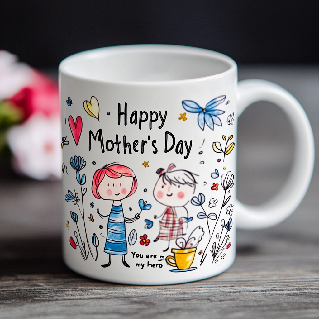 Mother's Day Mug - You're My Hero