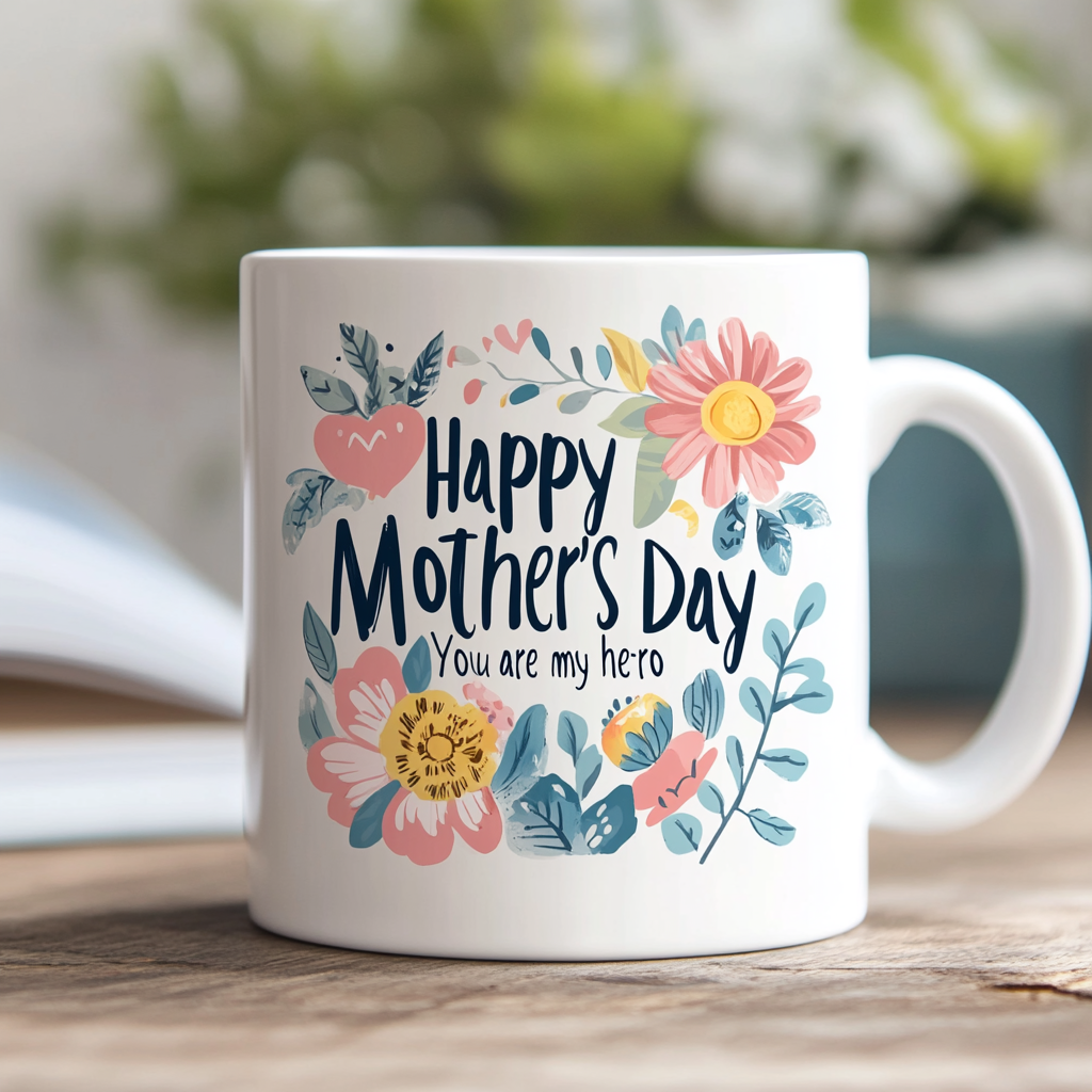 Mother's Day Mug - You're My Hero